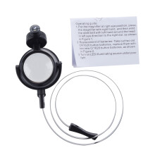 2X Uhrmacherlupe LED Lupeue5 Fach Vergroesserungsglas mit Leuchtlupe NEU