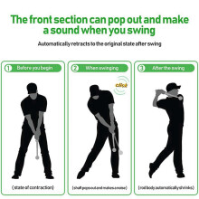 2X Swing Trainer Aid - Swing Training Aid för Flexibilitet, Tempo och Styrka Warm Stick