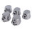15PCS Silver Alloy Drum Kit Rectangular Claw Hook Lug Single End Drum Percussion Accessory Replacement Parts 2