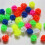 324Pcs Bicycle Round Decorative Colored Beads Spokes Decorations Plastic Cilp Spoke Beads 3