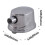 15PCS Silver Alloy Drum Kit Rectangular Claw Hook Lug Single End Drum Percussion Accessory Replacement Parts 8