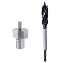 Bench Dog Hole Chamfer Reamer Tool,Woodworking Dog Hole Chamfer Reamer Tool Dog Holes Polished Tool for Drill 20mm