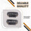40pcs U-shaped clamp For Hair Extensions Wig Clips DIY Comb Black Frame 3