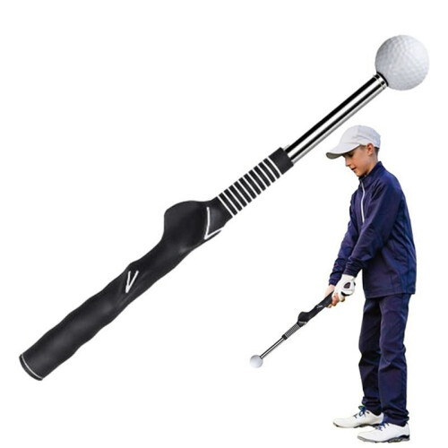 2X  Swing Practice Stick Telescopic  Swing Trainer Swing Master Training Aid  Practice Posture Corrector 2