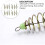 24Pcs Luminous Carp Fishing Feeder Coil Inline-Methode Angeln Angelköder Werfer Inline-Methode Lockt Käfigkorb Köder 6