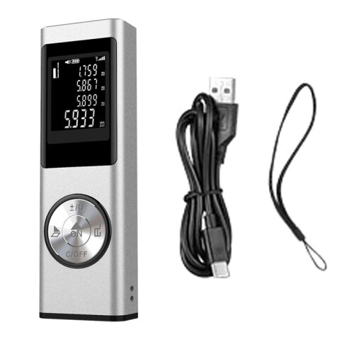 40M  Digital Laser Distance Meter Range Portable Rangefinder Range Finder  Handheld Distance Measuring Tool