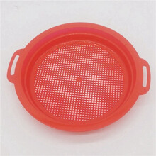 20PCS Stop Sand Sifter Sieves Toy for Sand Beach 20 Pack Set Red Yellow Green for Children Kids Toy
