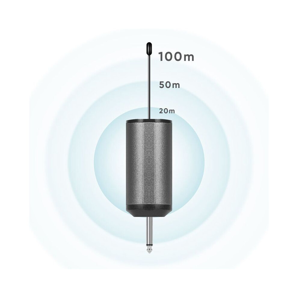 3X Uhf Portable Wireless Headset/ Lavalier Lapel Microphone With Bodypack Transmitter And Receiver 1/4 Inch Output 6032827822002