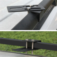 2Pc Universal Led Light Bar Roof Rack Mount Bracket No-Drill Installation for Suvs & Off-Road Vehicles