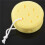 6X Yellow Round Bath Body Shower Soft Sponge with Hanging Loop 5