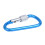 2X Camping Outdoor D-Ring Carabiner Hook Clip Keychain 6cm 3
