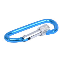 2X Camping Outdoor D-Ring Carabiner Hook Clip Keychain 6cm