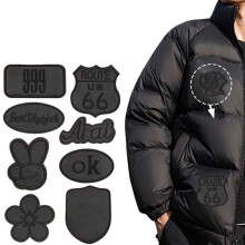 Selbstklebende Lederreparaturflicken - 8er-Set für Kleidung