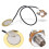2X Acoustic Guitar Transducer Pre-Wired Amplifier Piezo Jack Pickup Accessory 3