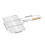 52cm BBQ Grill Basket, Rectangular Iron Mesh Steak & Vegetable Cage 7