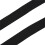 3X Martial Arts Karate TaeKwonDo Chain Soft Belt Black 7