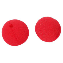 30x Adorable Red Sponge Clown Nose for Party Wedding Decoration Christmas Halloween Costume Magic Dress Accessories