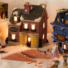 1750 StüCke Steine für die Landschaftsgestaltung, Miniatur Steine, Ziegelmauer, Kleine Steine für Puppenhaus Gartenteile, MaßStab 1:35