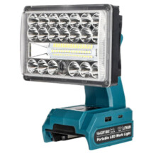 Voor 14,4-20v Li-Ion Accu LED Werklamp Schijnwerper Schijnwerper Werkpleklamp voor Kamperen Noodgevallen