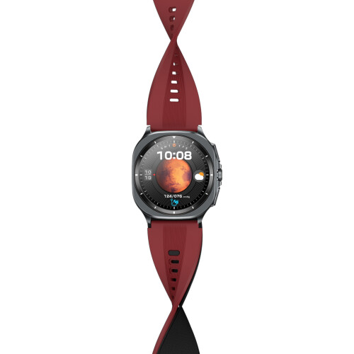 Smartwatch com ECG e Pressão Arterial, 1.43 inch AMOLED, Chamadas Bluetooth, NFC, Bateria 5-10 Dias Red 1