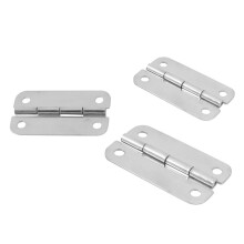 6Pack Cooler Stainless Steel Hinges for Ice Chests, Cooler Stainless Steel Hinges Replacement Set with Screws