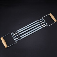 6Pcs Exercise 5 Spring Chest Pull Expander Fitness Puller Stretcher Muscle Trainer Home Men and Women Fitness Equipment