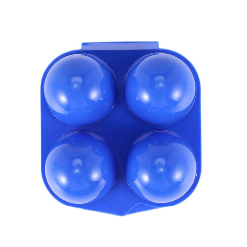 2X Camping Egg Box Plastic Egg Box Egg Storage Box Portable Egg Box 4 Egg Box 2