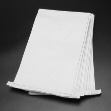 100 Pièces Sacs à Vomissements Blanc Jeter Des Sacs de Maladie pour Le Mouvement Maladie Du Matin et Gueule de Bois Sac Jetable En Papier Puke