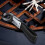 2X Genuine Leather Belt 3 Loop Strap Quick Release Keyring Keychain Key Fob Ring Black + Silver 4