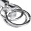 2X Genuine Leather Belt 3 Loop Strap Quick Release Keyring Keychain Key Fob Ring Black + Silver 8