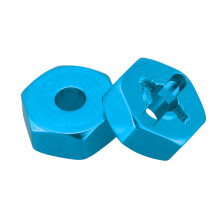 16x Aluminum Alloy 12mm Combiner Wheel Hub Hex Adapter Upgrades for 144001 1/14 RC Car Spare Parts,