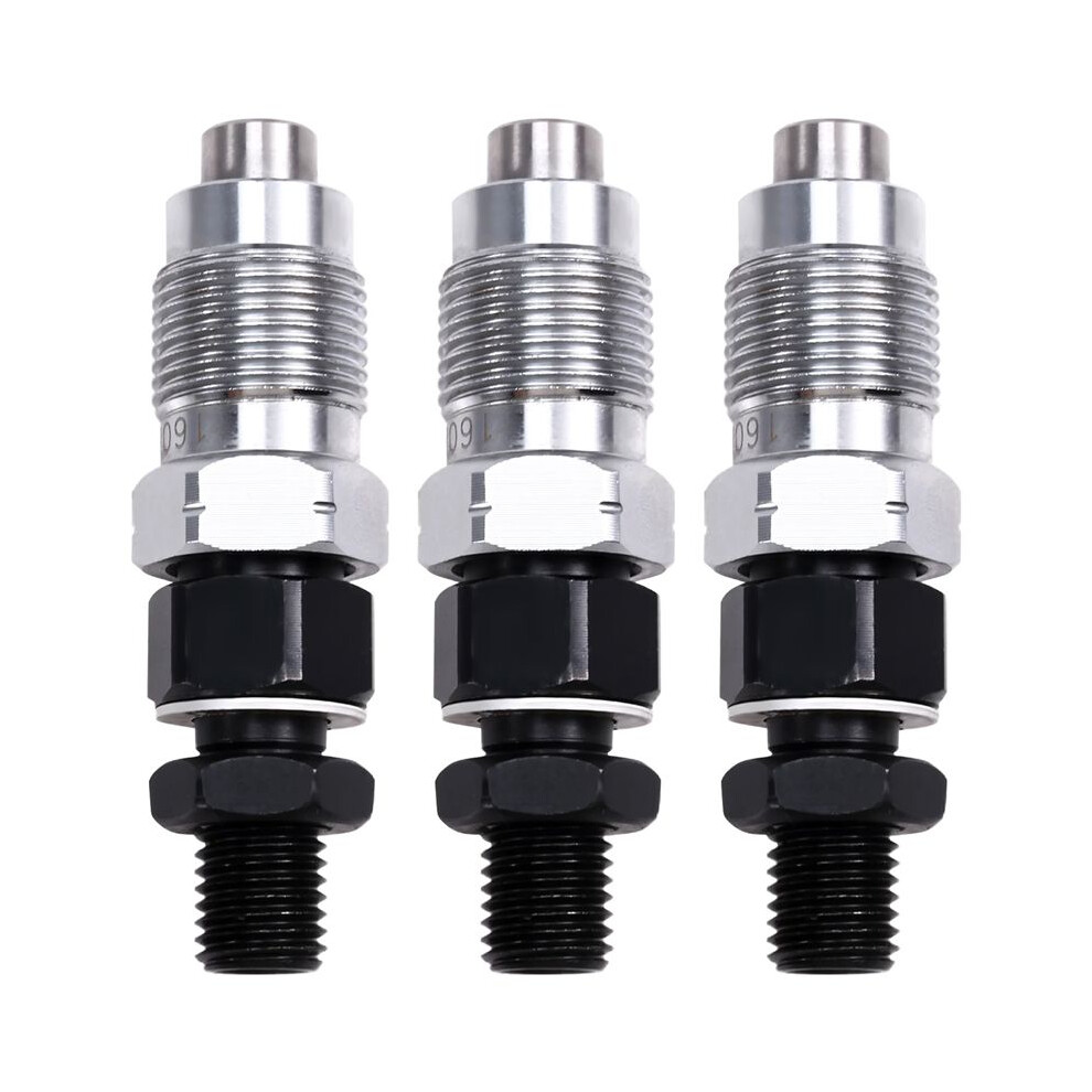 3Pcs Fuel Injectors 16082-53001 16082-53900 16082-53903 For D1403 D1503 D1703 V1803 V2203 16082-53000 19077-53000 Black/Silver 4712705077893
