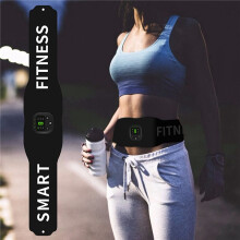 2X Spierstimulator Trainer Fitness Buiktraining Elektrisch Gewichtsverlies Stickers Lichaam Afslankriem Unisex