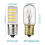 6 Pack 4W Dimmable LED E17 Microwave Oven Bulb , Daylight 6000K 40W Halogen Equivalent Light ,Ceramic E17 LED Bulb 6