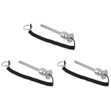 3X Fitness Gym Magnetisch Universal Gewicht Stapel Stift mit Lanyard Aluminium Legierung Training Gym AusrüStung Teile
