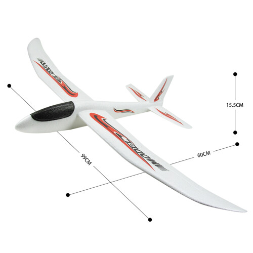 2X 99CM EPP Foam Hand Throwing Aircraft (Sticker) 706