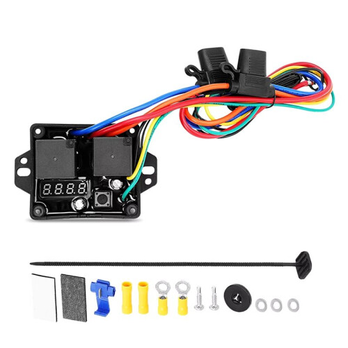Digital Adjustable Thermostat Radiator Fan Temperature Controller -0444