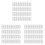 120 Pack Sublimation Keychain Blank Double Sided Heat Transfer Blank  Blank Board Key  Blank Sublimation DIY 1