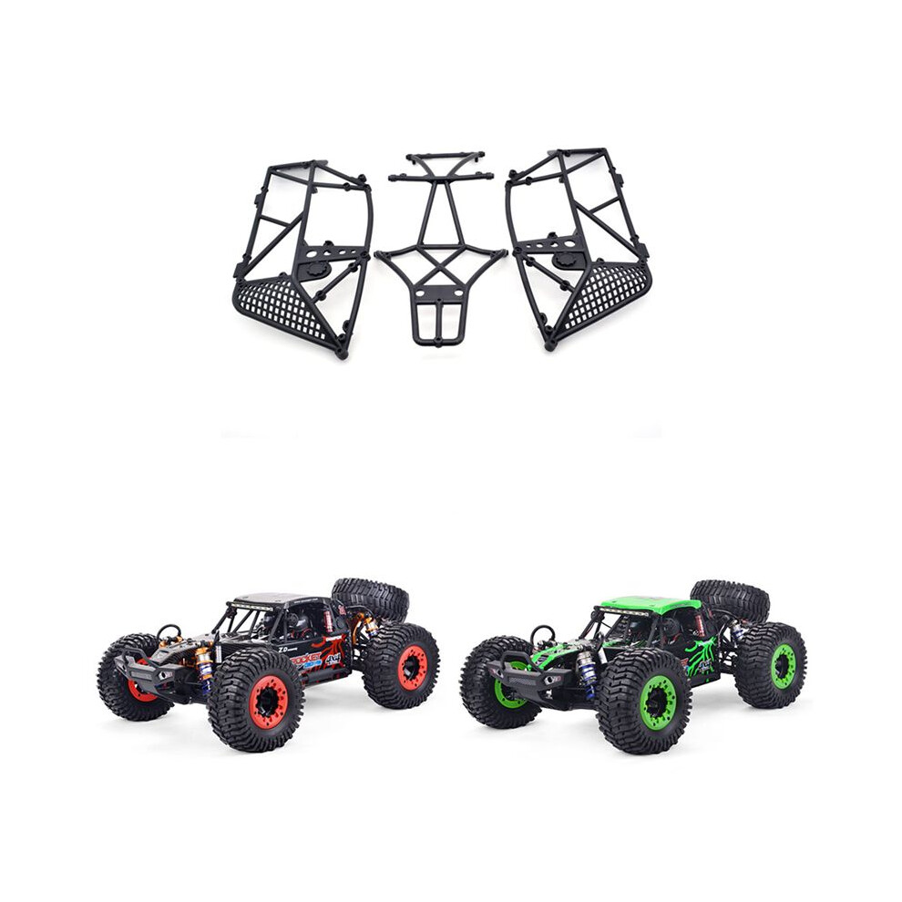 2X Rc Car Body Shell Roll Cage Set 7532 For Zd Racing -10 Dbx10 1/10 Rc Car Upgrade Parts Spare Accessories Black 4713147283927