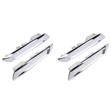 4x Car Front Left & Right Chrome Trim Molding for F10 F11 528I 535I 51137336645 51137336646
