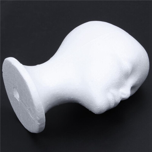 10X Female Foam Mannequin  Model Hat Wig Display Stand Rack White 2