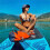 2X Adjustable Stand  Paddle Board Paddle with Unique Lock Design Floating Alloy Shaft Paddleboard Paddle,Black 4