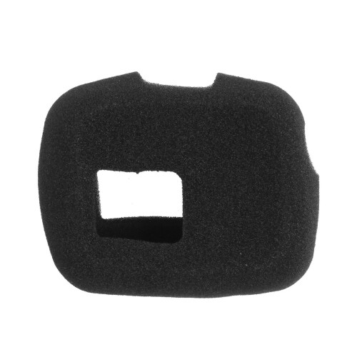 2X Wind Foam Windshield Windscreen Housing Case for  Hero 5 6 (2018) Black Camera, Sponge Windproof Cap 2