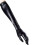 2X Long Gloves in Leather Optics One Size Black - Black 8