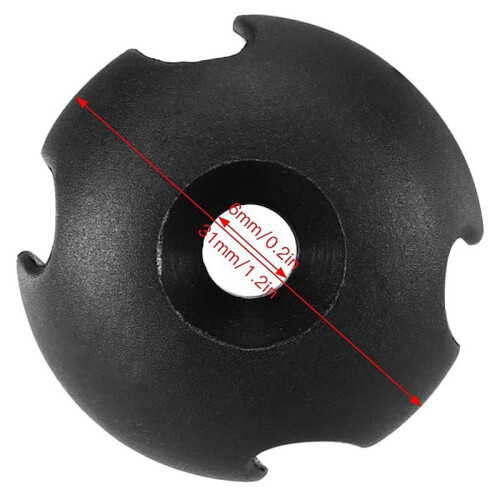 30Pcs Deck  Guide Slotted Round Out Pull Rope Buckle Fitting Accessories for Kayak Canoe Boat 2