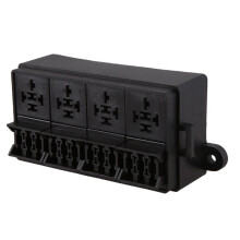 3X 12 Way Blade Fuse Holder Box with Spade Terminals for Car Truck Trailer and Boat