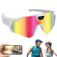 4K Camera Glasses with True FirstPerson Recording, AntiGlare Lens for Sports, Cycling, Running