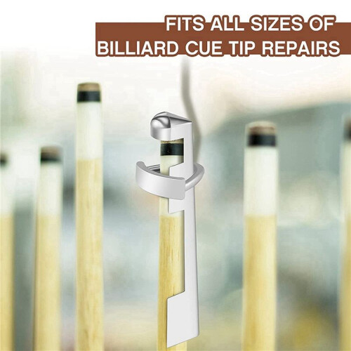 Pince Queue Billard 6 PièCes SéRies Pince Pointe de Queue de Billard Kit de RéParation de Pointe de Queue de Billard en Alliage pour Accessoires de 2