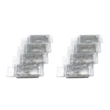 8 Pcs Car Interior Halogen FootWell Light Glove Box Trunk Lamp for B6 6 MK6 MK7 7L0947415 3TD