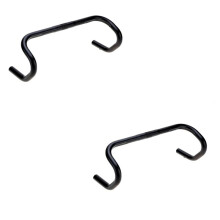 2X Manubrio Piegato per Bici da Strada Manubrio per Bici da Corsa Nel Lega di Alluminio Manubrio per Bici da Strada 25,4X420mm